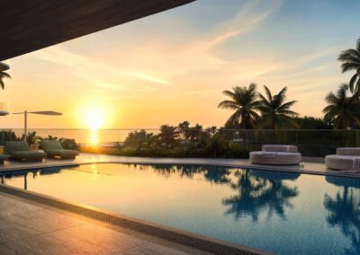 Residences Hollywood Moon Pool In Hollywood Beach